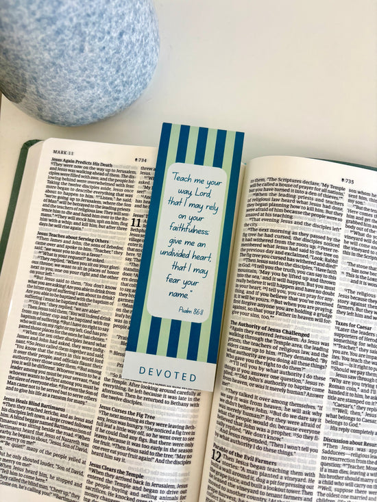 Psalm 86:11 Christian Girls Bookmark