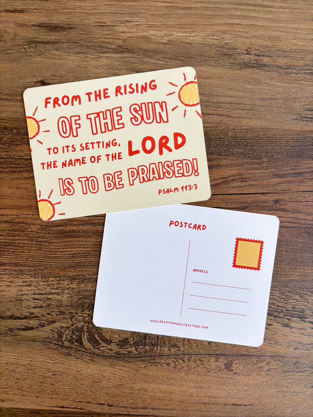 Praise the Lord Christian Postcard | Psalm 113:3