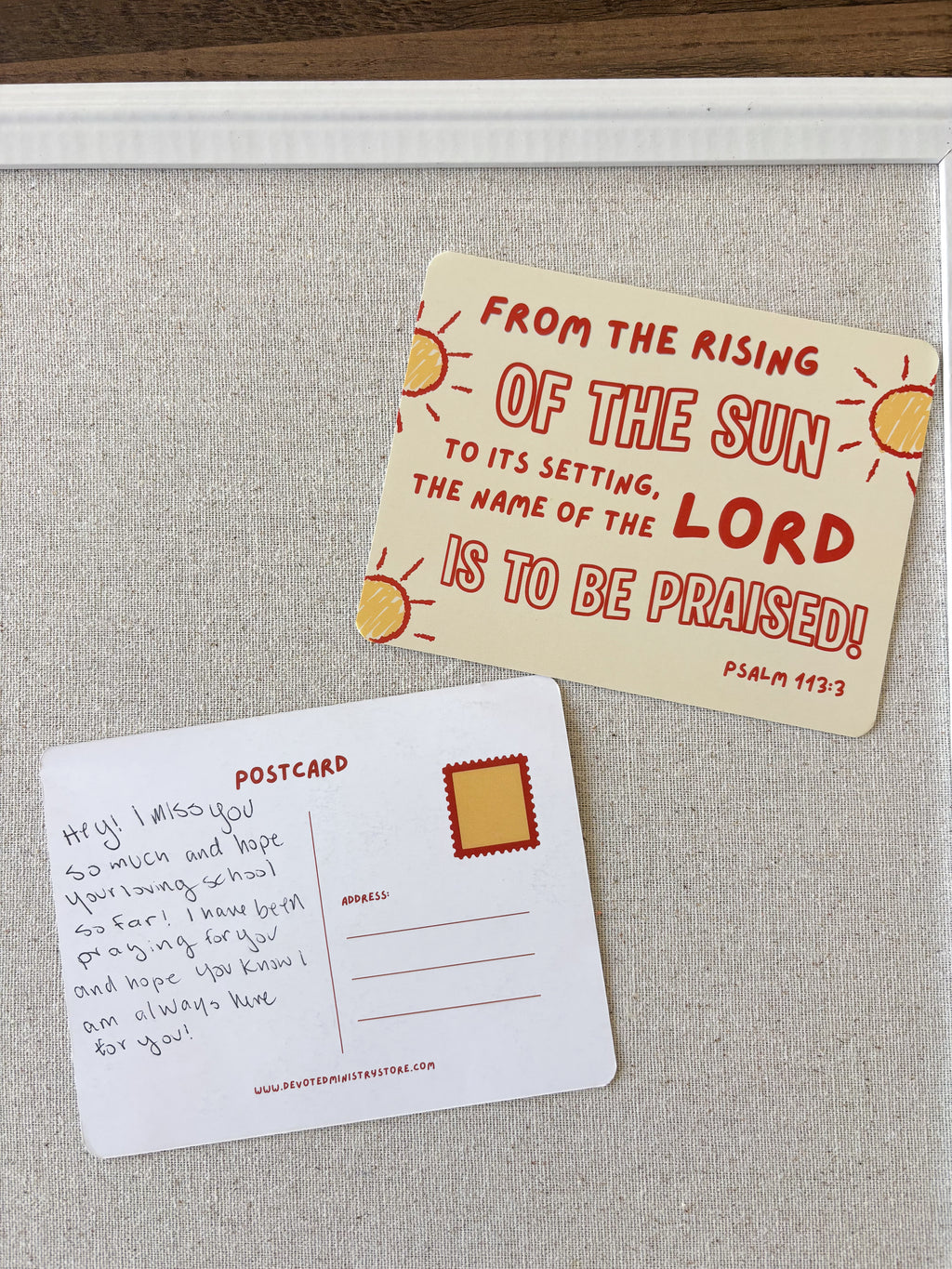 Praise the Lord Christian Postcard | Psalm 113:3