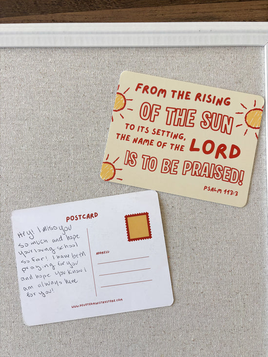 Praise the Lord Christian Postcard | Psalm 113:3