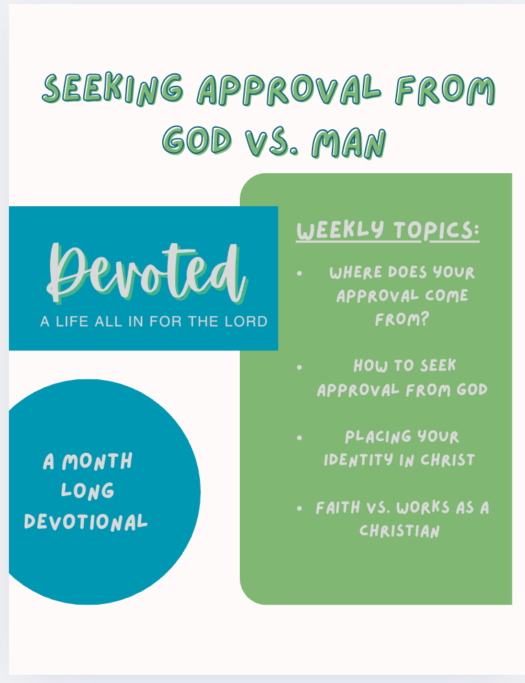 Girls Devotional- Seeking Approval from God vs. Man